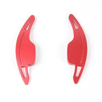 

2pcs/kit Steering Wheel Shift Paddle Shifter Extension Red Replacement
