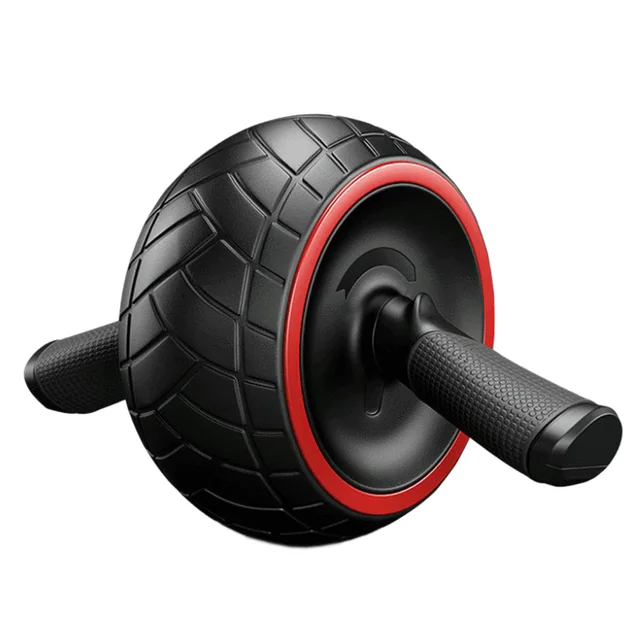 US $20.20 No Noise Abdominal Wheel Round Ab Rollers For Core Trainer Waist Arm Strength Exercise Body Buildin