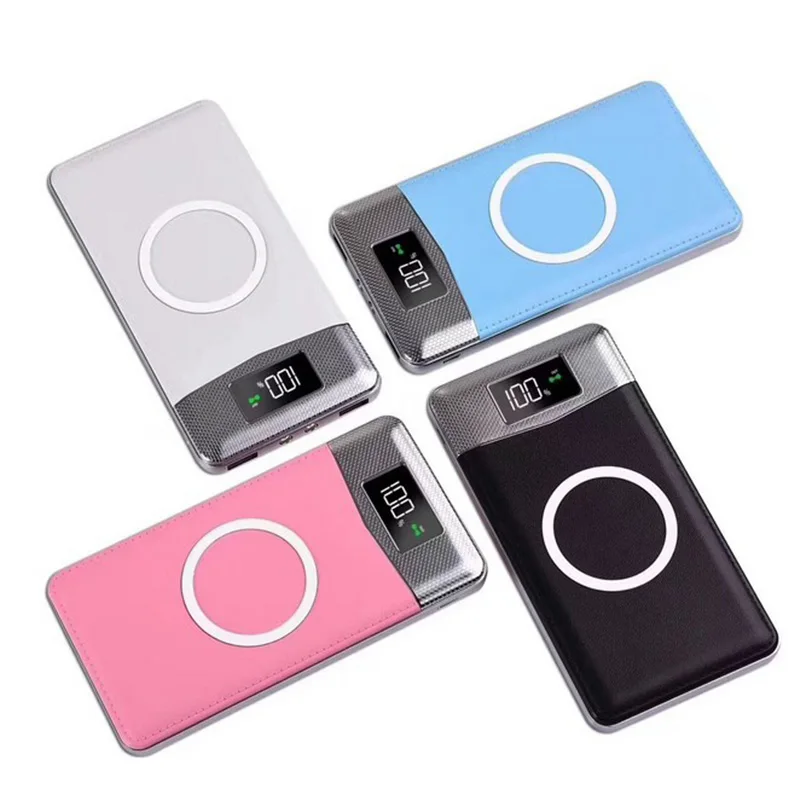 20000mAh Portable External Battery Power Bank Qi Wireless Charger PowerBank For iPhone X 8 Plus Samsung S10 S9 S8 Poverbank