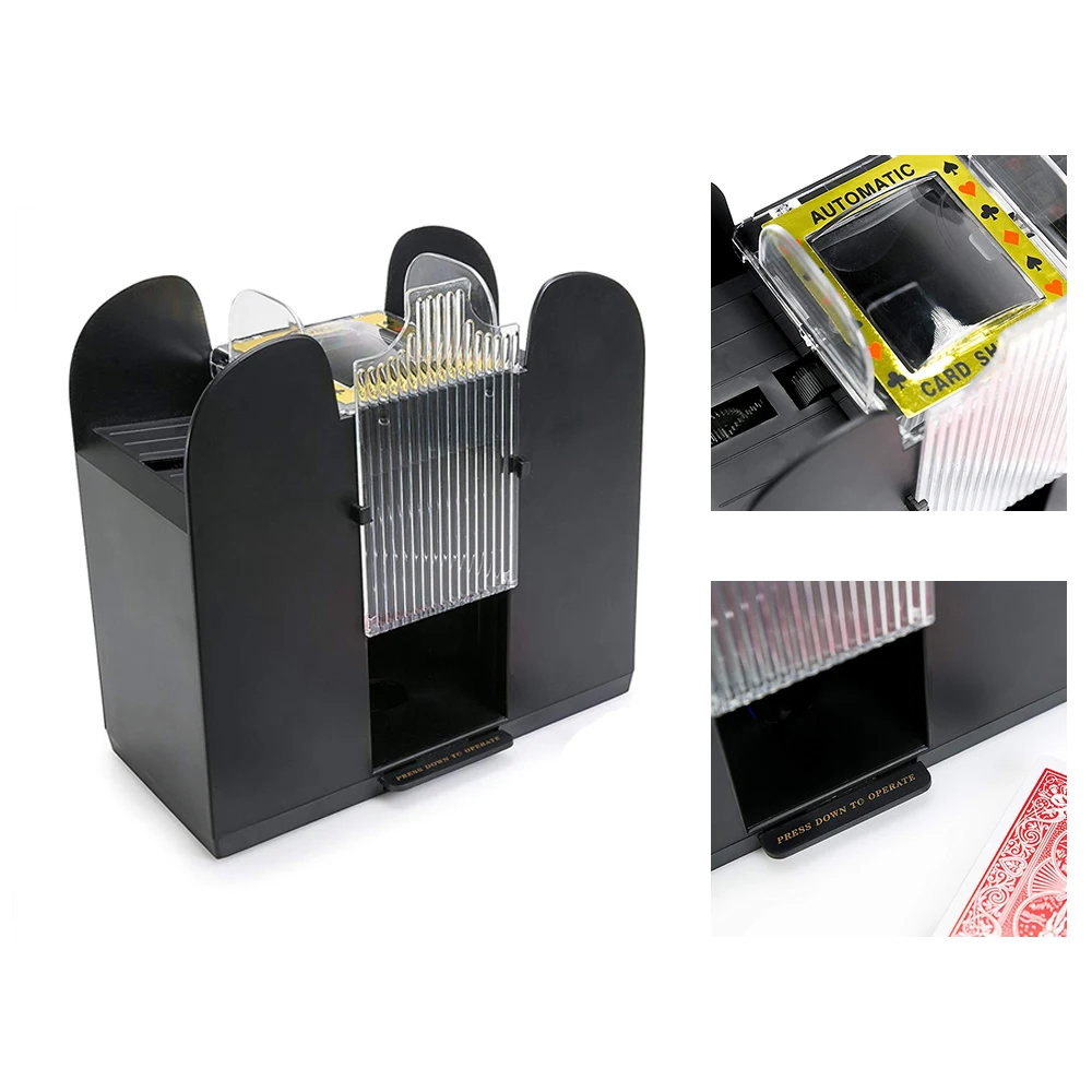 Машинка для тасовки игральных карт автоматическая тасовка электрическая | Спорт