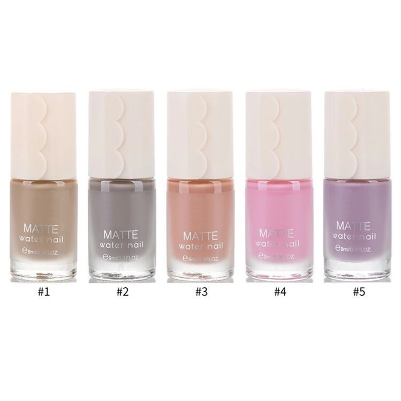 Hot Sale Matte Gel Nail Polish Set Pastel Red Yellow Sky Blue Pink Top Coat 9ml | Красота и здоровье