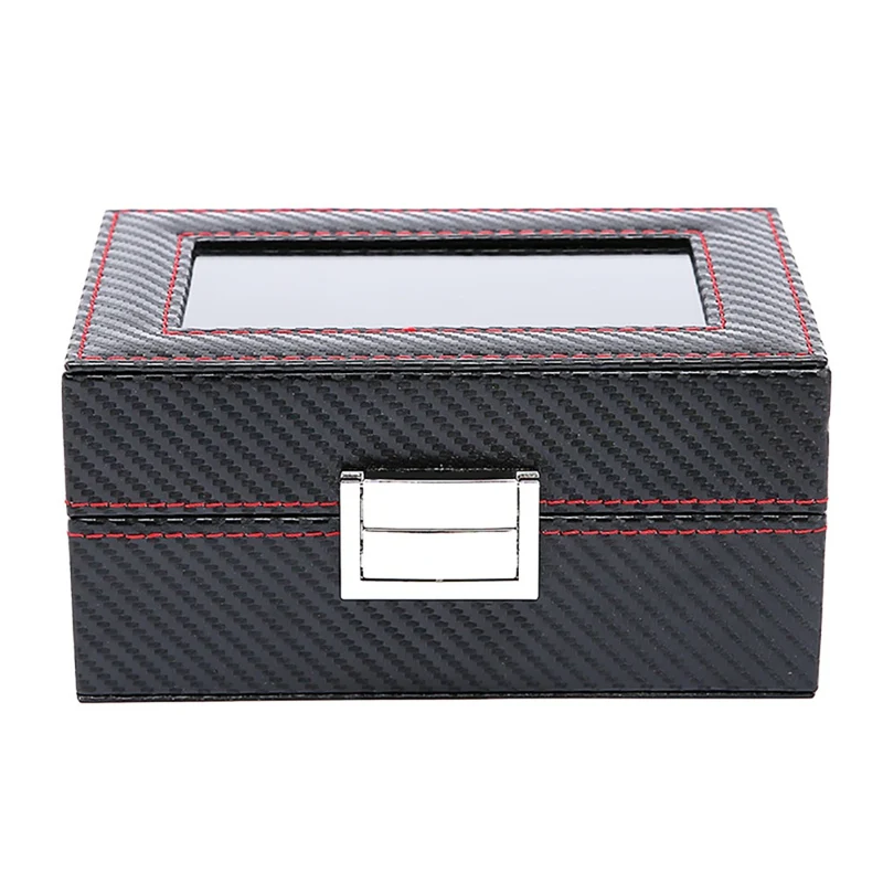 

D-B Elegant 3 Slot / Grid Watch Box Removable Pillow Wooden Display Container Storage Holder Travel Organizer Case Gift