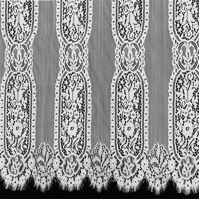 Geometric Pattern Lace Eyelashes Wedding Dress Lace Nylon Lace Fabric