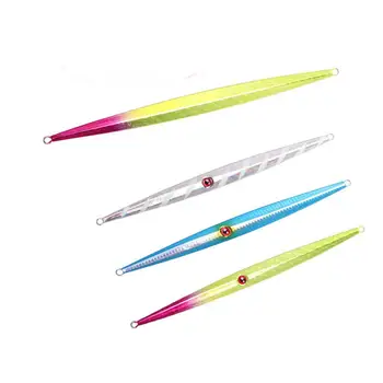 

3PCS Deep sea Fishing Glow Stripe Jigging Quick sinking bait Jig Lure Jigbait spoon baits 200g