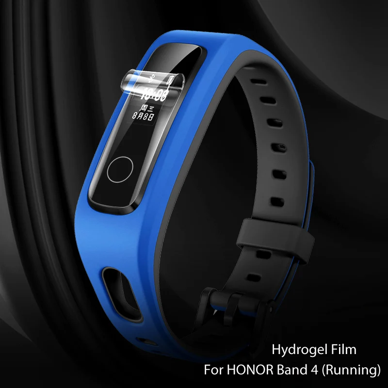 HONOR Band 4 running Защитные пленки для honor Band 5/band 5i band 4/honor 4, Гидрогелевая пленка для бега, пленка против царапин для huawei band 3 4 pro/3e 4e - Цвет: HONOR Band 4 running