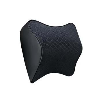 

Hot New Car Fatigue Relieve Memory Foam Headrest Pillow Neck Support Back Cushion Fabrics Lumbar Support