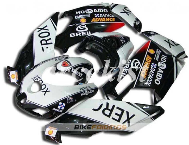 

New ABS Motorcycle Full Fairings kit fit for Ducati 749 999 2005 2006 05 06 749R 999R Body set Black white