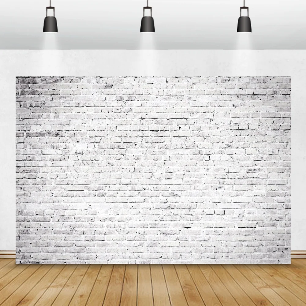 Laeacco Vinyl Gray Wall Backgrounds For Photography Brick Party Wallpaper  Home Decor Photographic Backdrops For Photo Studio