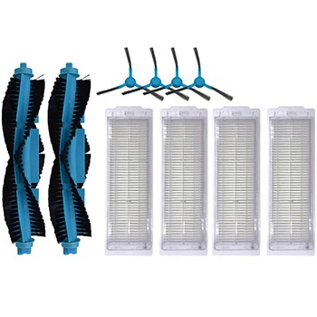 

SANQ Side Brush Mop Pad Roller Brush HEPA Filter er for Cecotec Conga 3290 3490 3690 Vacuum Cleaner
