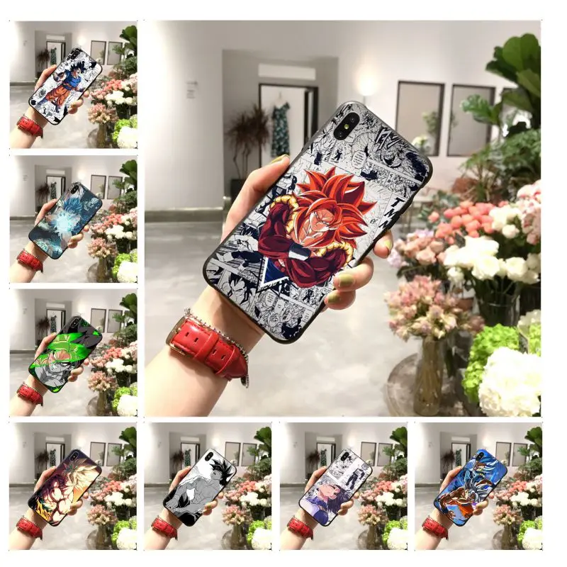 Мягкий силиконовый чехол для телефона Dragon Ball Son Goku iPhone 11 pro XS MAX 8 7 6 6S Plus X 5 5S SE XR |