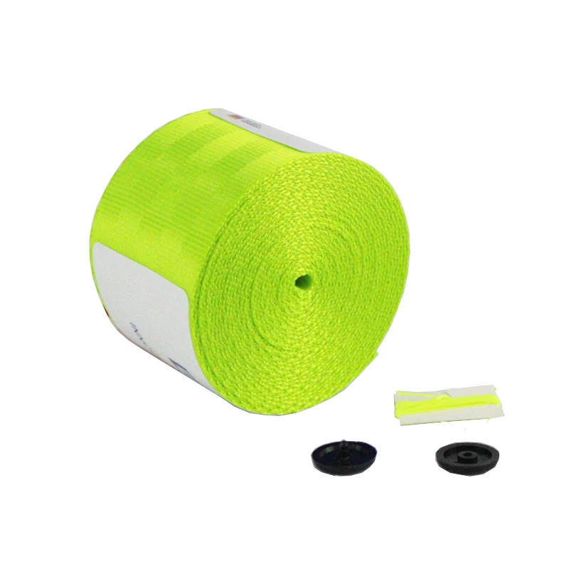 Car Red Seat Belt Webbing Strap Thicken Car Modified Child Safety Seat Safety Belts Harness Backpack Belt Fashion Color Ribbon seat belt webbing seat belts