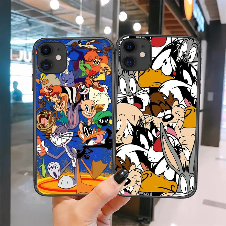 Силиконовый чехол с мультяшным рисунком для Apple iPhone 11 12Pro MAX 5 6 7 8Plus милый мягкий из