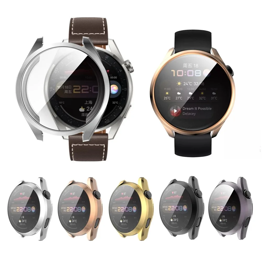 Защитный чехол для экрана Huawei Watch 3 Pro 46 мм 48 ультра тонкий мягкий ТПУ защитный