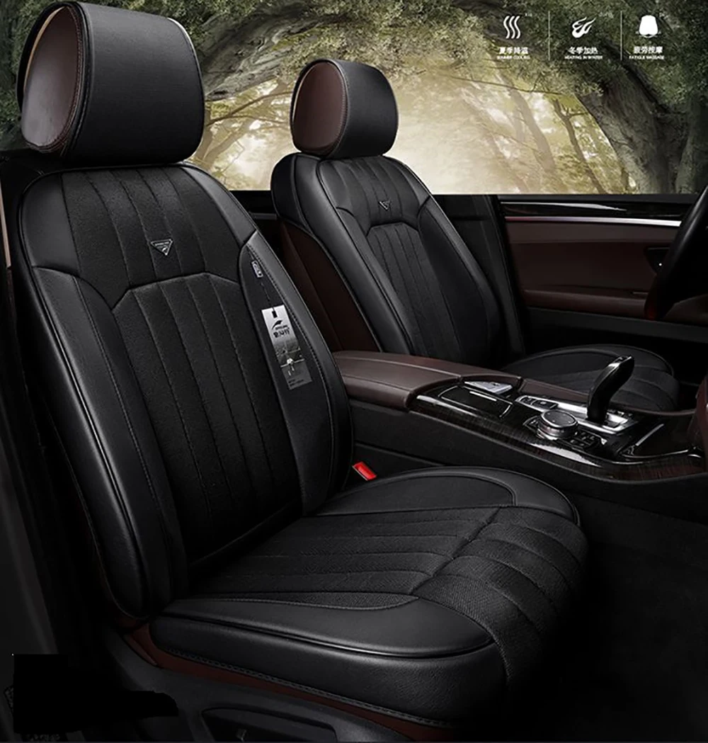 

Autocovers Car Seat Cover For Sudan SUV Top Quality Durable Leather Five Seats Cushion Mat For GRAND CHEROKEE Compass CALIBER
