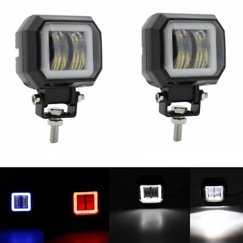

2x 3inch 20W IP67 Waterproof Round LED Fog Light Off Road ATV Spotlight LED Work Light for Truck SUV 4x4 Car Driving Fog Lamp