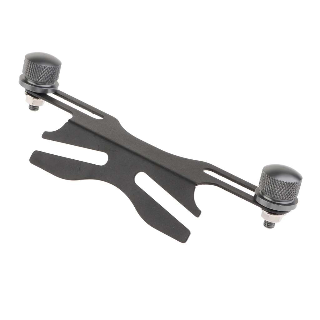 Motorcycle License Plate Frame Turn Signal Brake License Plate - Titanium