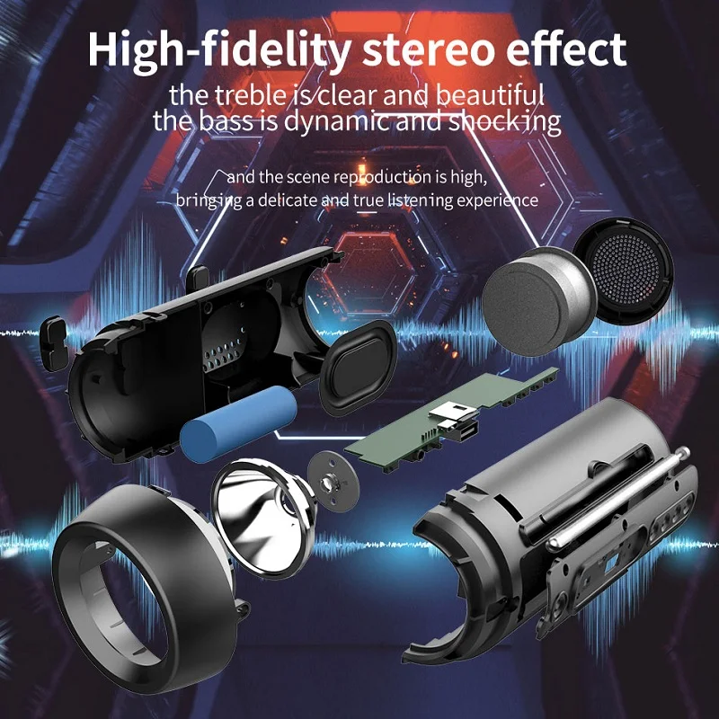 20W Outdoor Portable Bluetooth Speaker Waterproof