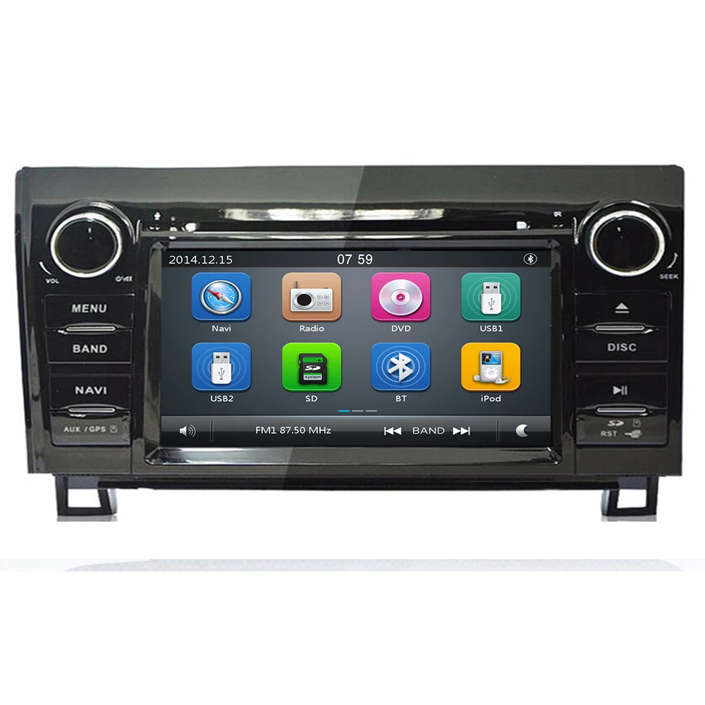Новый Автомобильный мультимедийный плеер 2 DIN 7 дюймов для Toyota Sequoia Tundra 2007-2008 2009-2019