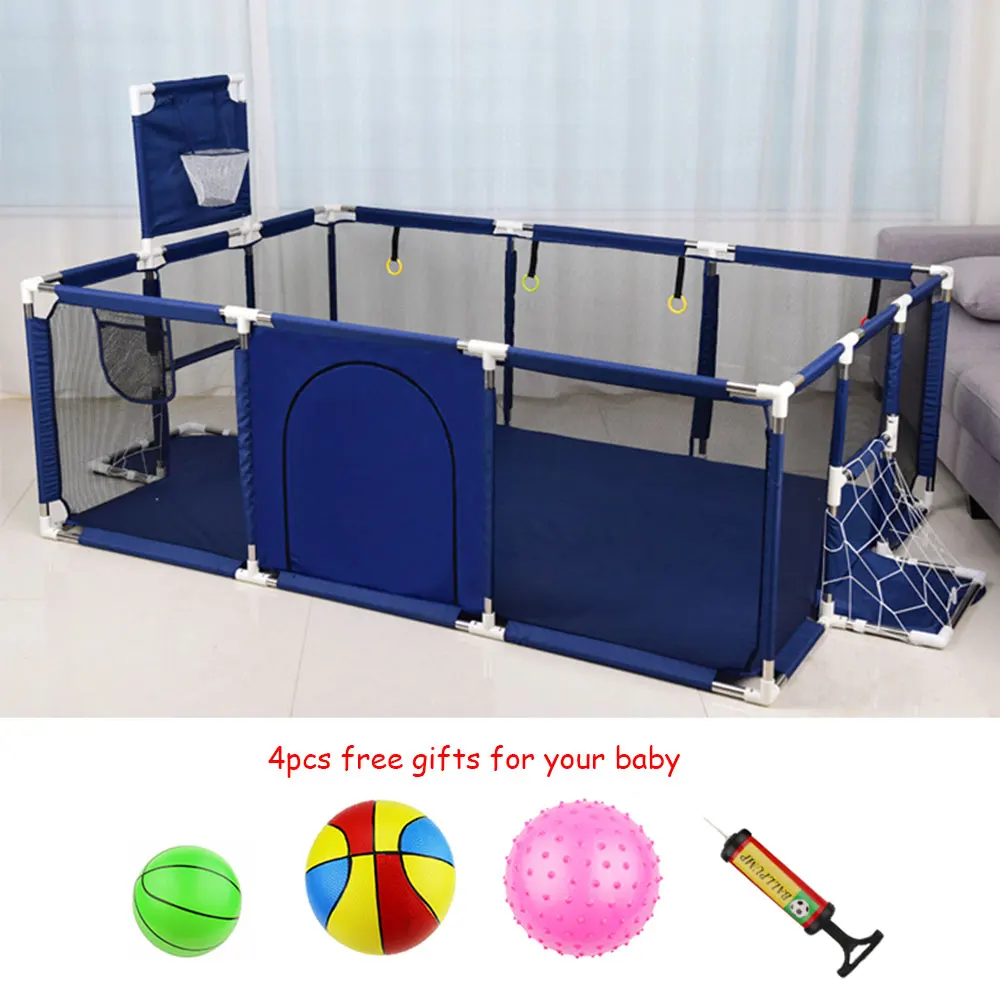 Baby Ball Pool Dry Pool With Balls Pits With Basket Tent For Kids