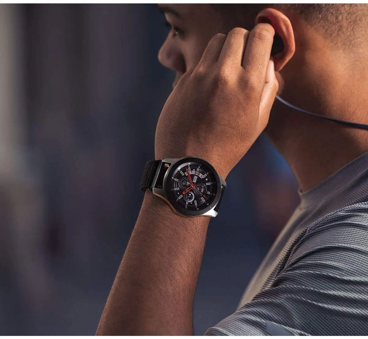 Ремешок для Galaxy Watch 46 мм, нейлоновый сменный спортивный ремешок для Galaxy Watch 42, застежка для браслета на липучке для активных часов 2 1