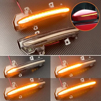 

Smoked Black For Nissan Kicks Note 2017 2018 e-Power LED Dynamic Turn Signal Blinker Sequential Side Mirror Indicator Light Lamp