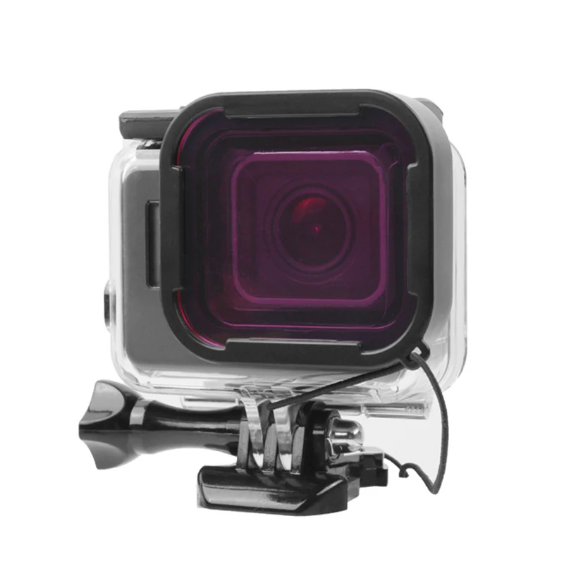 Дайвинг фильтр крышка объектива для GoPro Hero 7 6 5 черный водонепроницаемый корпус чехол и высококачественный