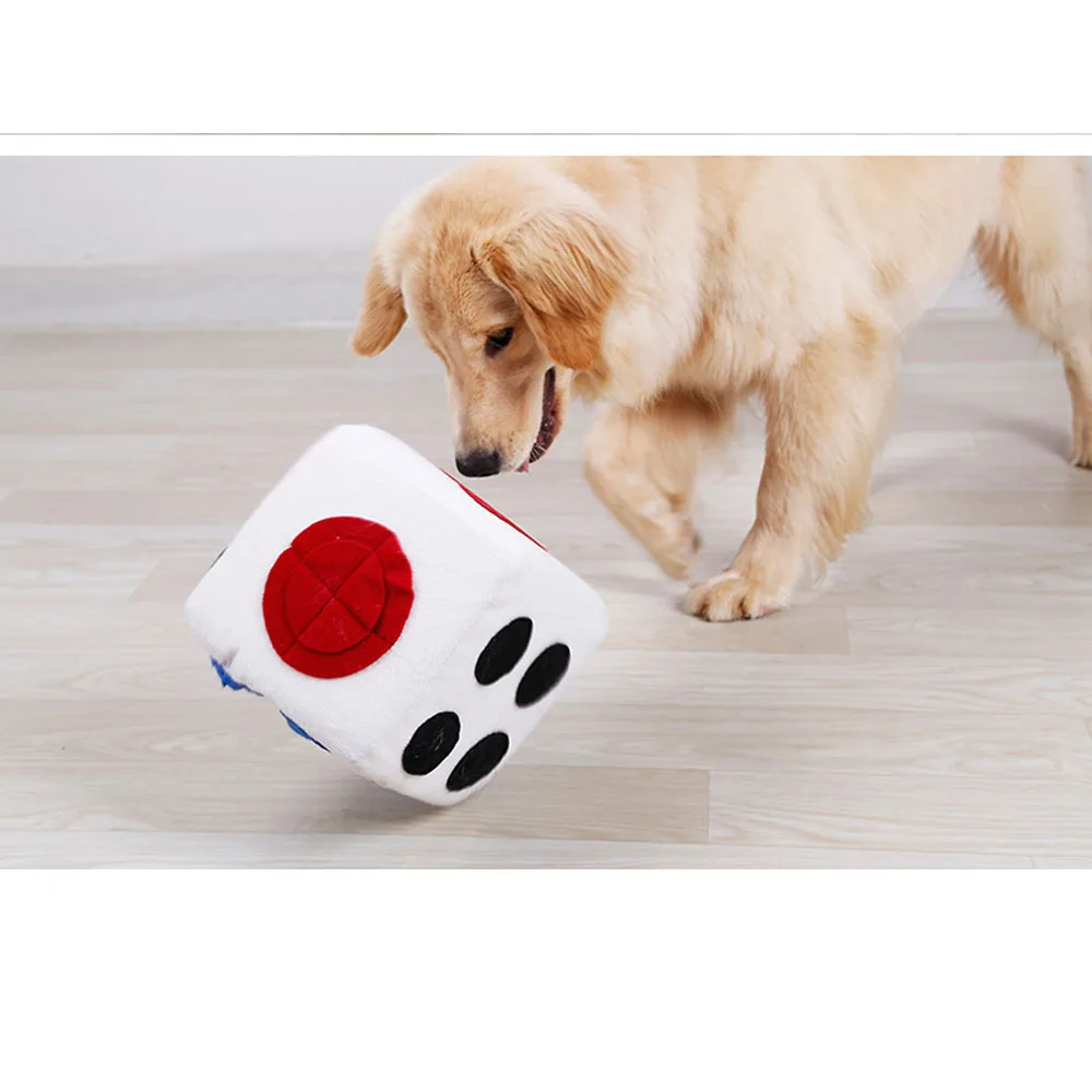 Doglemi, игрушки для собак, дизайн в виде кубиков, закуска, дрессировка, плюшевые игрушки для домашних животных, для больших собак, головоломка, скрытая еда, игрушки, товары для собак