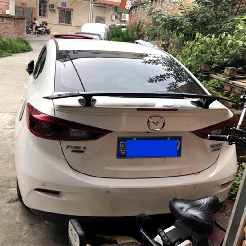 

UBUYUWANT ABS Material Universial Spoiler For All Car Model Sedan Primer Color Tail Wing Decoration Rear Trunk Spoiler