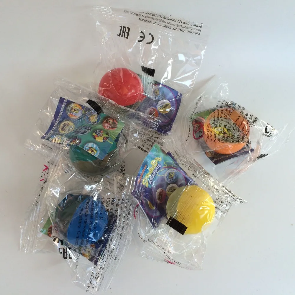 

Random 5Pcs/lot The 32mm Bouncing Elastic Ball Dedicated Rubber Ball Children Toys Cartoon Action Figure Model