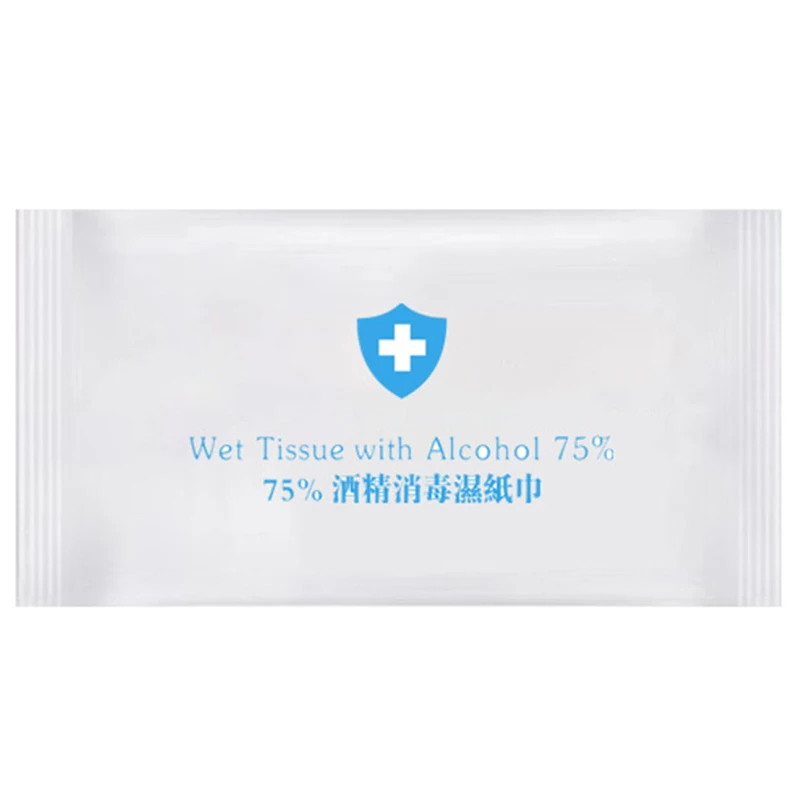 

200Pcs 75% Ethanol Disinfection Wipes Disposable Alcohol Wet Wipes Household Sanitary Clean Protection Products