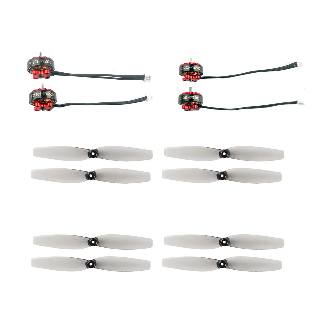 Happymodel EX1203 1203 5500KV 2-4S бесщеточный мотор с Gemfan Mini 65 мм реквизит для зубочисток