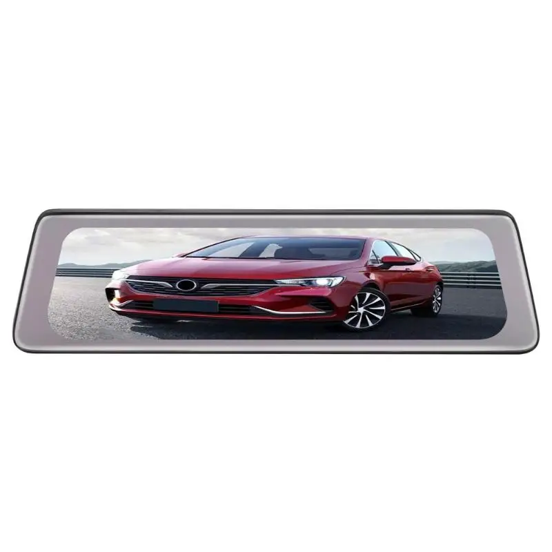 Phisung K5000 Автомобильное зеркало заднего вида DVR камера с двойным объективом 9,6" ips сенсорный экран Dashcam gps трекер ночного видения видеорегистратор
