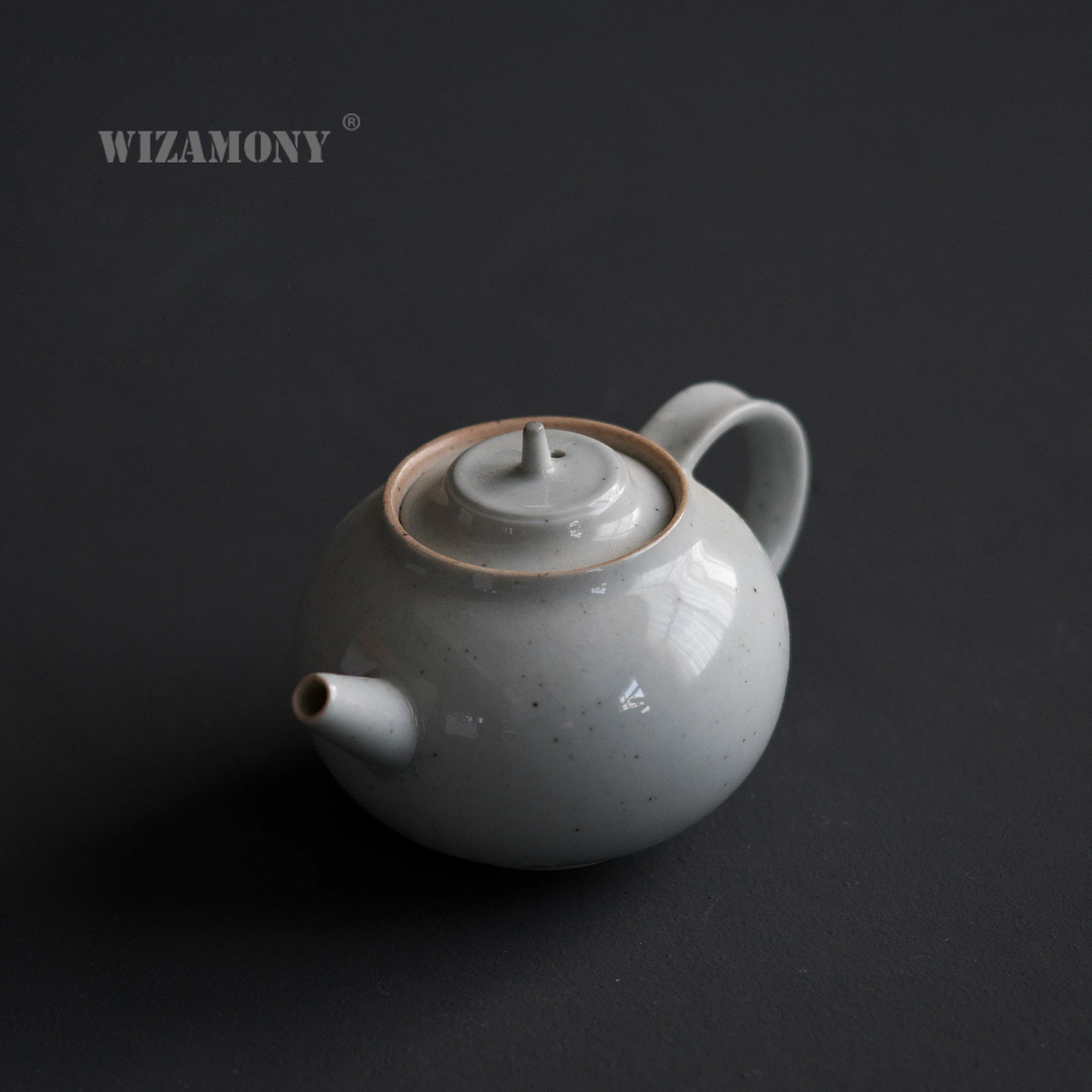 WIZAMONY Grass and Wood Glaze tea pot 130ml Ceramics Arts Tay Chinese Tea Set Porcelain T Clay Antique Teapot Drinkware | Дом и сад