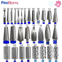 RolinStar Right Hand promotion type Carbide Tungsten barrel stable shank  Accessories Cutter pedicure nail milling drill bits 1