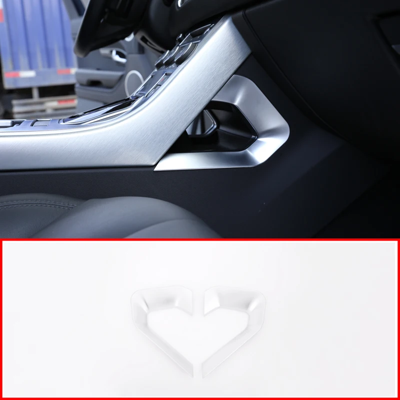 

For Land rover Range Rover Evoque 2012-2019 ABS plastic Chrome Centeral Decoration U Shape Frame Trim Car Accessories Interior
