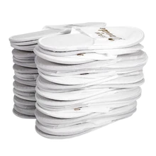 ABDB-20 пар одноразовых тапочек; Нескользящие тапочки; унисекс; тапочки с закрытым носком для домашнего или делового использования