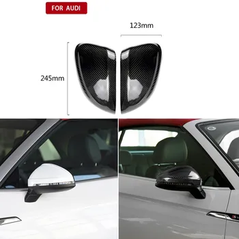 

Rearview mirror decorative replacement style car-bon fiber mirror cover improves the interior of the car with this decoration