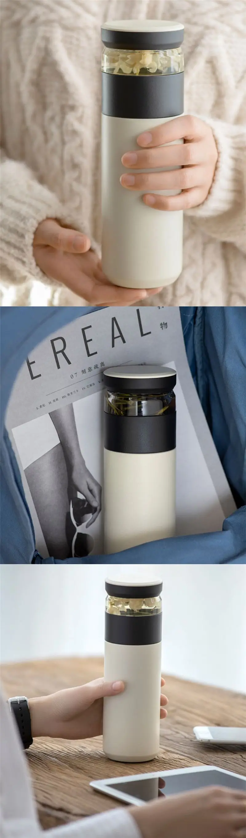 Xiaomi Funjia Thermos 520ml Stainless Steel Classic Water Vacuum Cup description image 4