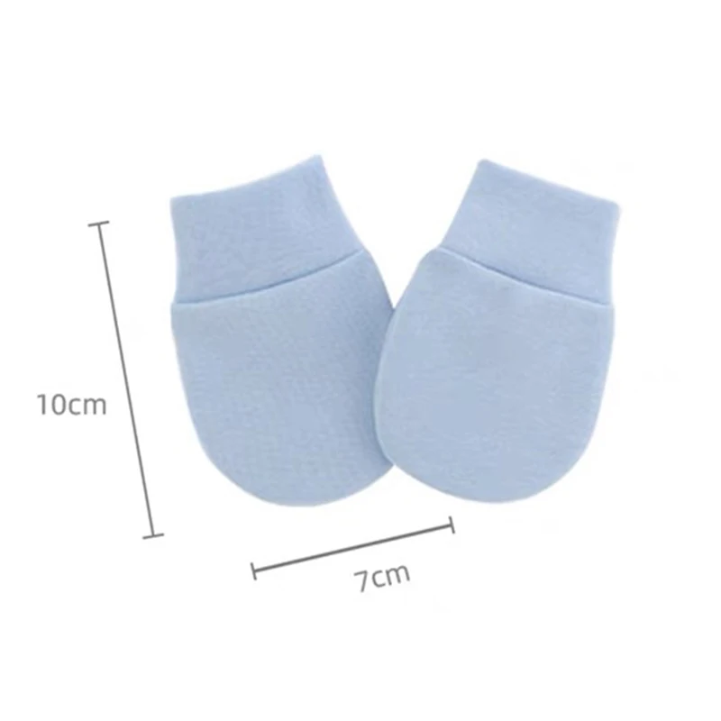 3pcs/Lot Solid Caps for Children Kids' Hat for New Born Baby Hat Birth Baby Beanie Toddler Glove Set Newborn Accessories