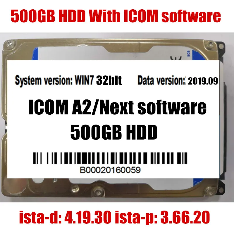 Автомобильный диагностический инструмент сканер программного обеспечения Поддержка SCN oding MB Star C3/C4/C5 ODIS 5.1.6 VAS 5054A и ICOM A2/Next программного обеспечения 500GB HDD
