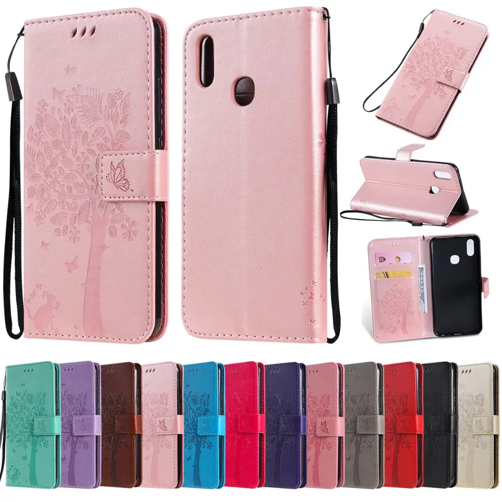 

VIVO Y93 Case VIVO Y93 Lite Case 3D Flower Embossed Flip Wallet Flip Case For VIVO Y95 Y 93 95 VIVOY95 VIVOY93 Vivo Y91