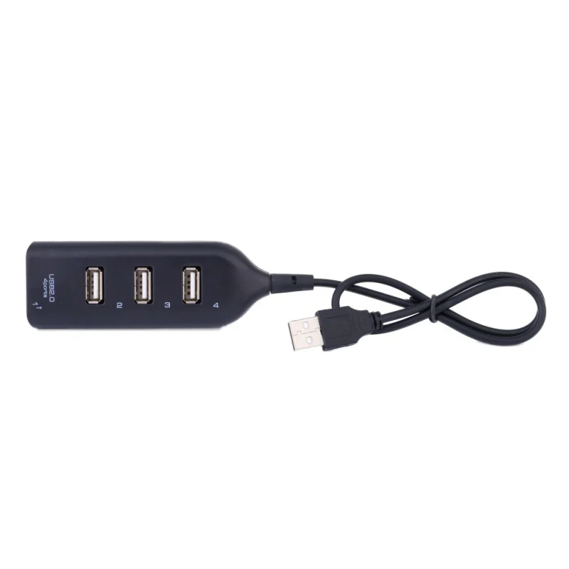4 порта USB концентратор 2,0 сплиттер адаптер для ноутбука приемник высокоскоростной USB Кабельные конвертеры для компьютера телефона ноутбука