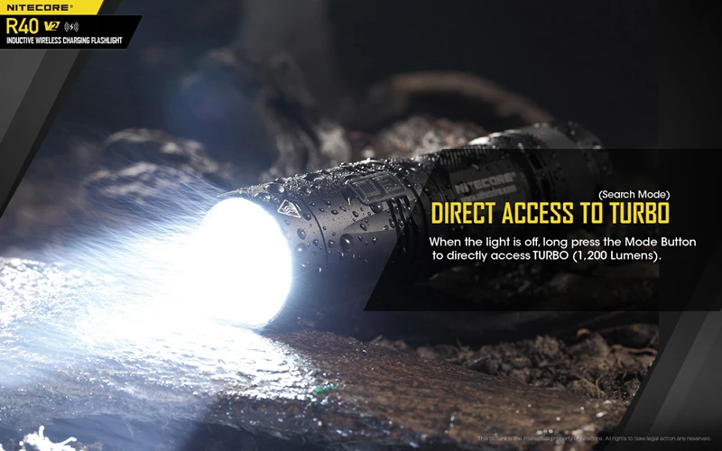 NITECORE R40 V2 Wireless Charging Flashlight (17)