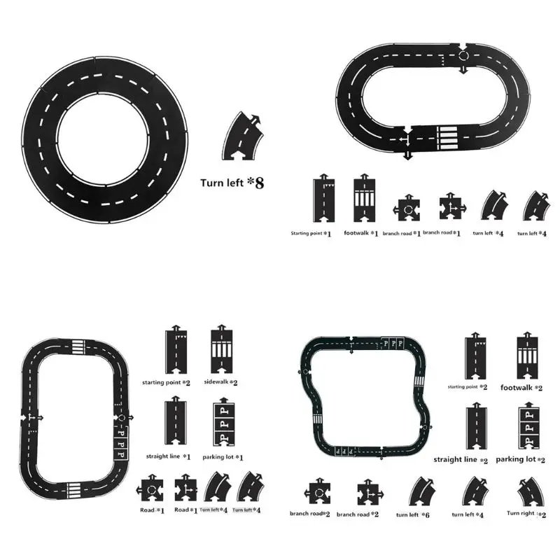 rubber car track toy