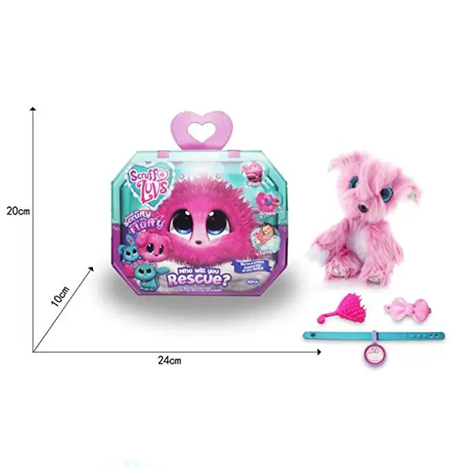 Детские маленькие живые Домашние животные Scruff-a-Luv-Bathe сухая щетка Mystery Rescue Pet Candy Floss плюшевые животные куклы Рождественский подарок игрушки для девочек