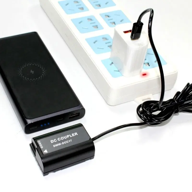 Cabo para Panasonic tipo c Usb-c a Dmw-blk22 Manequim Bateria Acoplador pd Adaptador Dc-s5 Dc-s5k Lumix s5 Dmw-dcc17 dc - Image 4