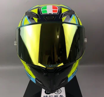 

Motorcycle helmet visor anti fog Anti-UV PC visor Lens Model for original A G V pista K3 K4 full face helmet visor mirror Lens