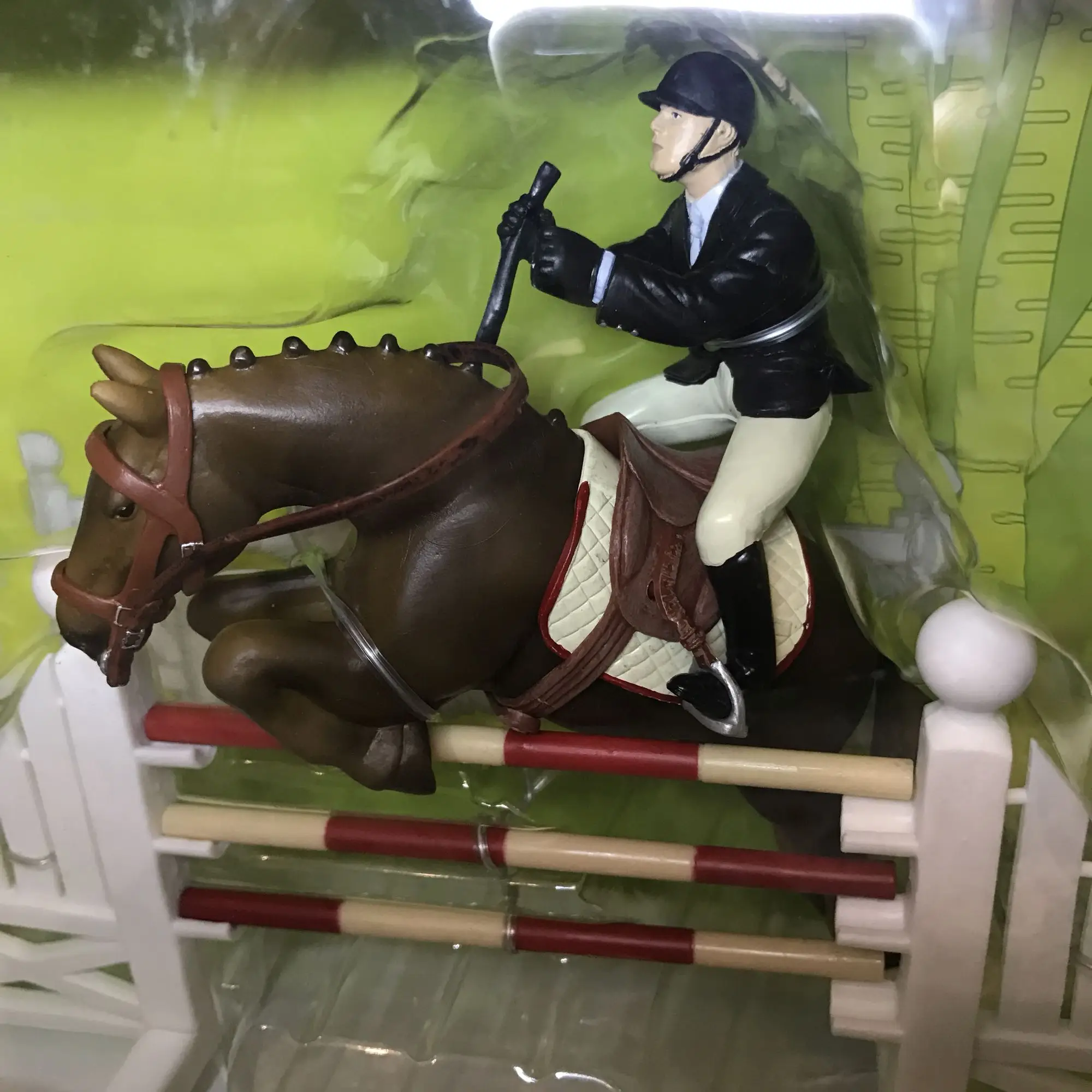 1/18 pvc figure model toy racing horse + rider | Игрушки и хобби