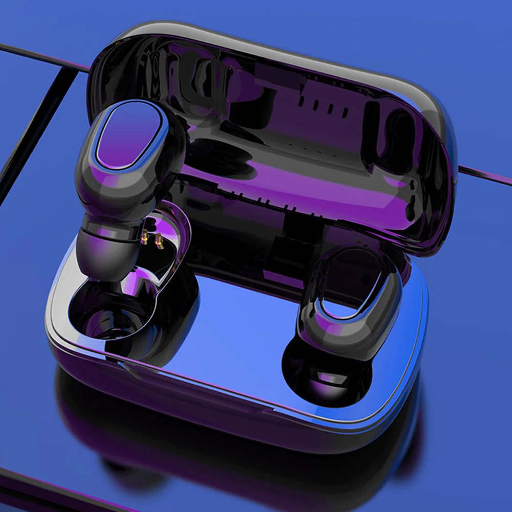 Wireless Bluetooth Earphone Noise Reduction Waterproof Portable Mini for Sports DQ Drop