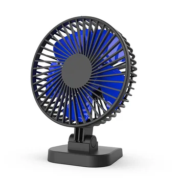 

Mini USB Desk Fan Better Cooling Perfect,Quiet Portable Fan for Desktop Office Table, 40° Adjustment 3 Speeds 5 ft cord